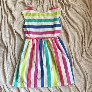 Gap classy cotton sundress striped size 12